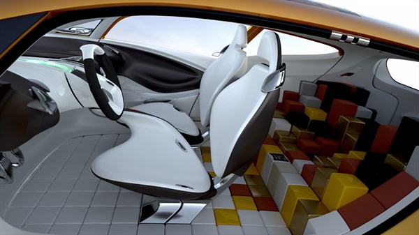 Renault R-Space concept car interior design