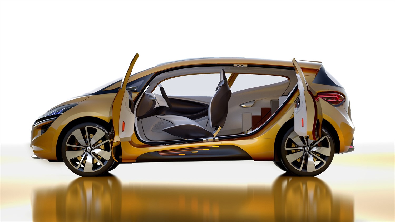 Renault R-SPACE Concept - profile view - side doors open